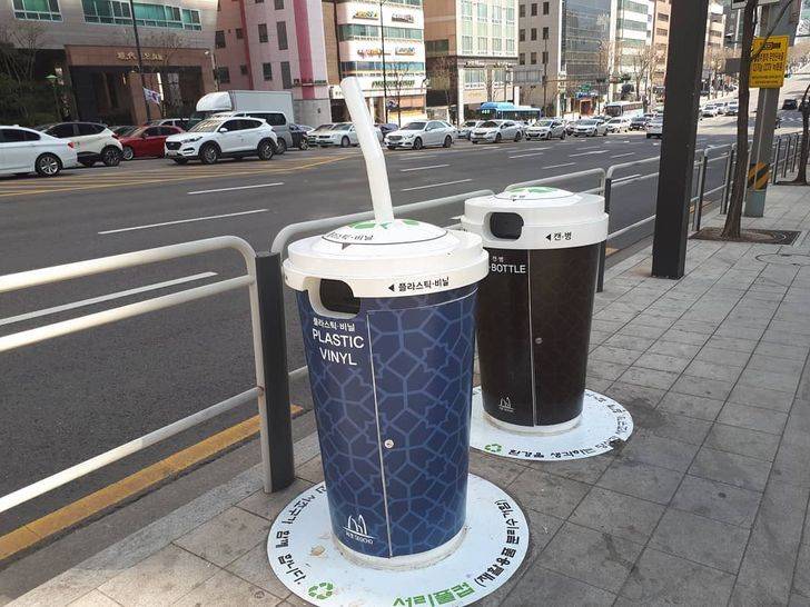 20 这么有创意的垃圾桶,保证街道干净!