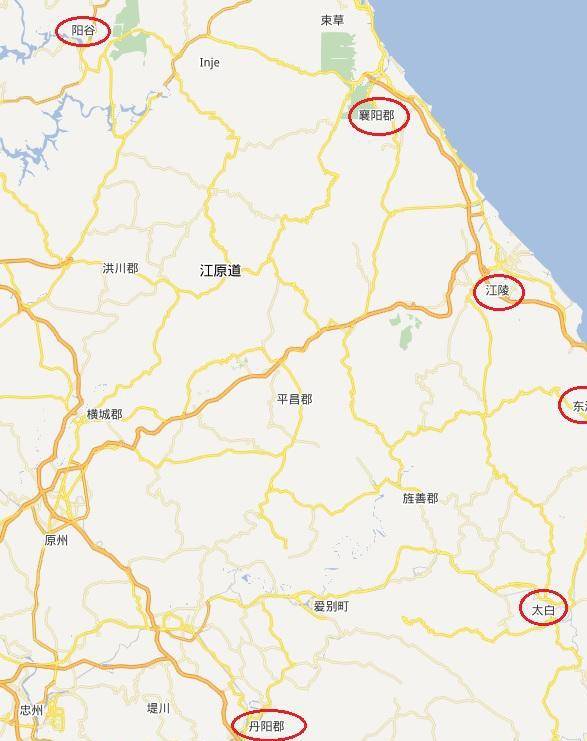 这张地图告诉你,韩国对中国是什么都剽窃_光州