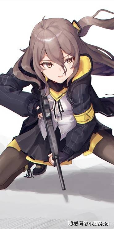 《少女前线》ump45,动漫全面屏壁纸