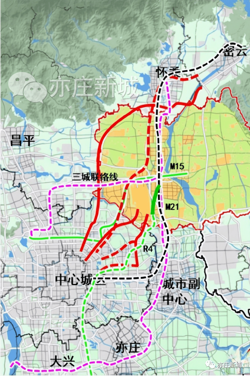 北京地铁21号线北起密云南至房山,原来叫s6线_规划