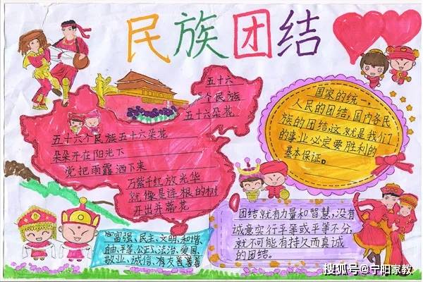 宁阳县第二小学开展民族团结主题教育活动