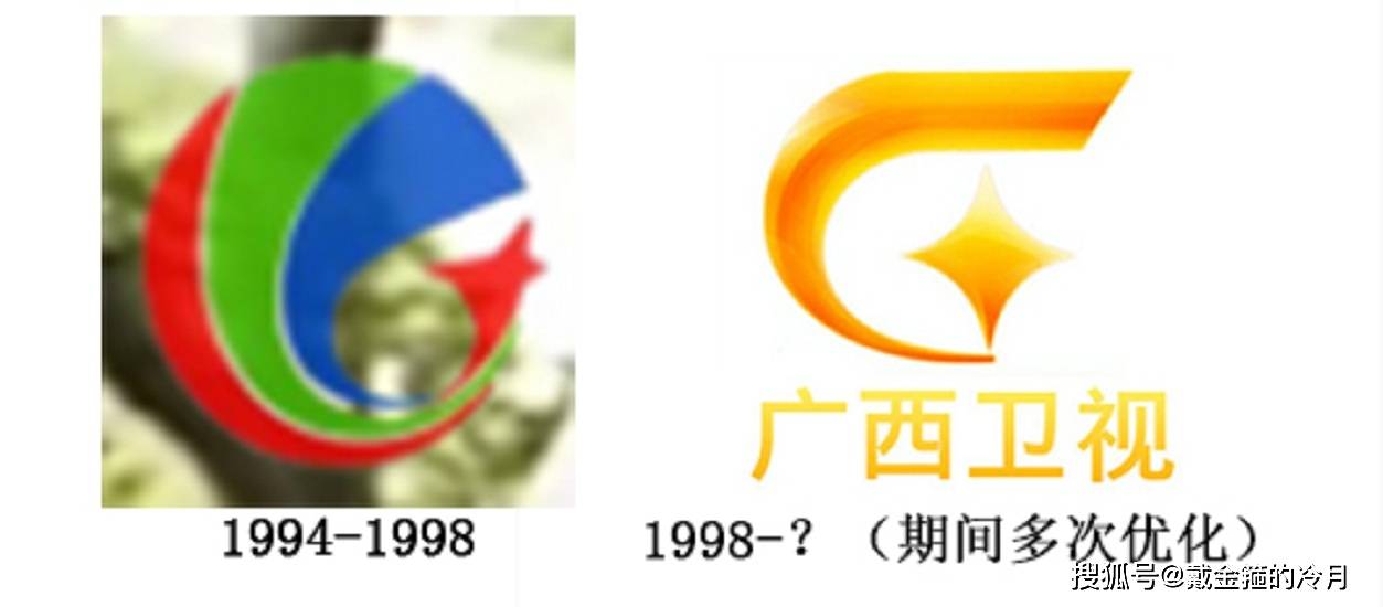 2009年,贵州卫视启用新台标,台标以g为元素,又像一个开机键,为红白