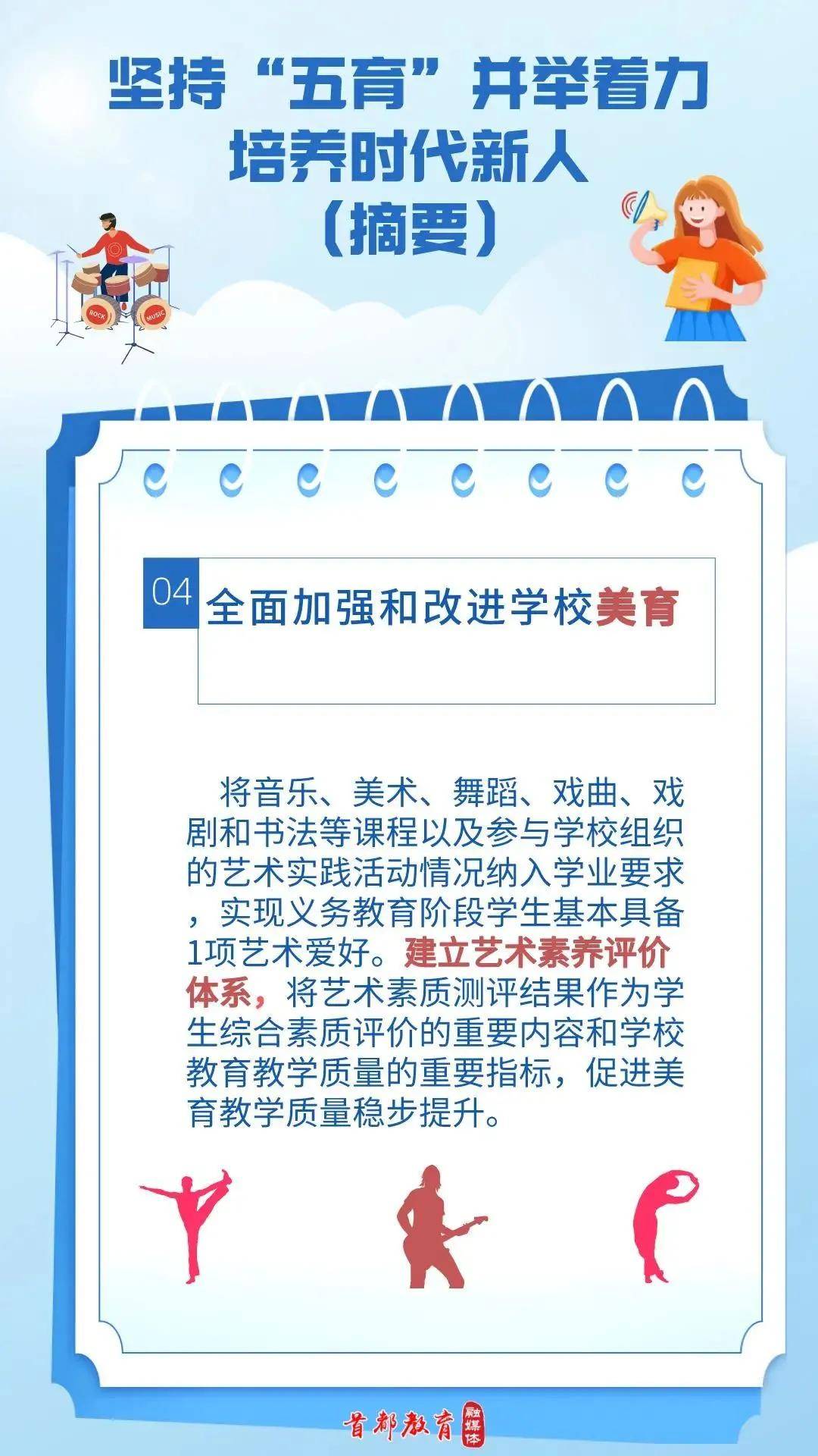 美育进中考北京出招了要求学生掌握一门艺术爱好