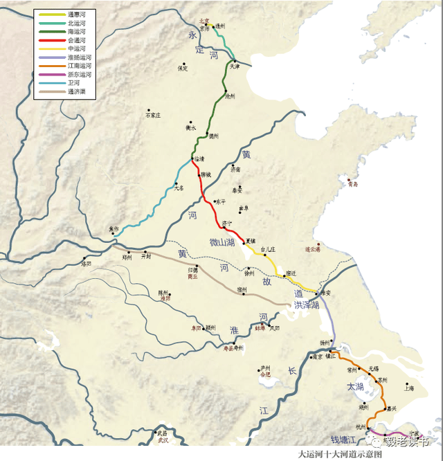 冷知识|从东周到明清的千年运河演变史
