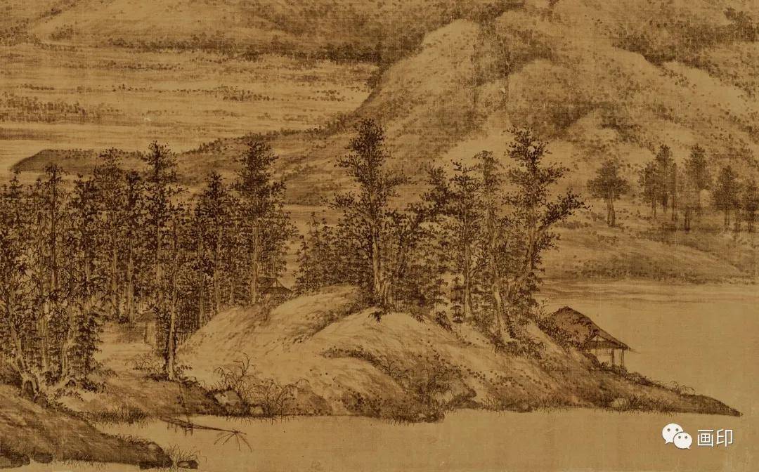 五代· 董源《夏景山口待渡图卷》
