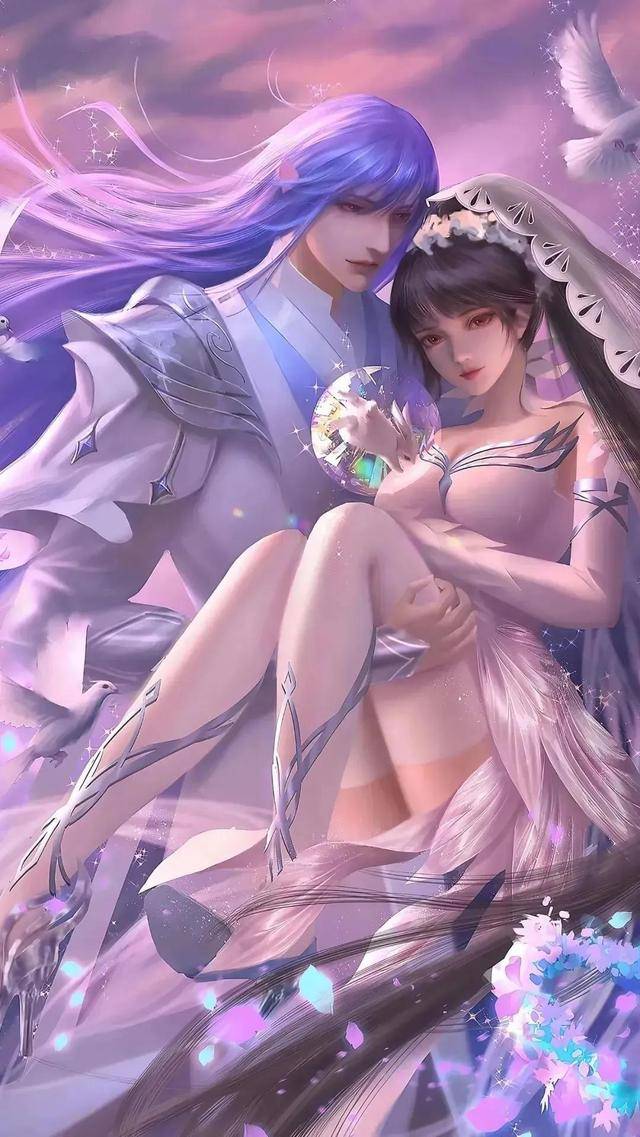 一位网友却成功绘画出唐三和小舞的结婚照.
