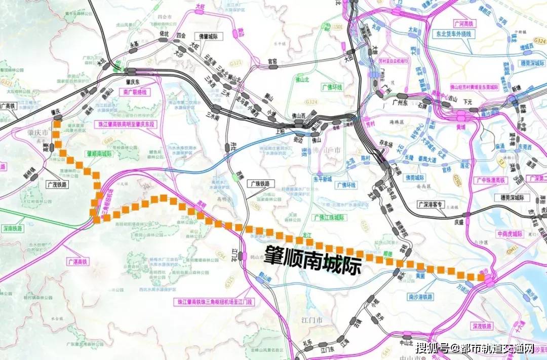 7463亿广东30条城际铁路最新动态广东四市将有城轨交通新线