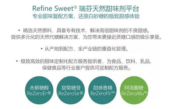 首发|天然配料公司「瑞芬生物」获b轮融资,专注于"全品类健康减糖方案