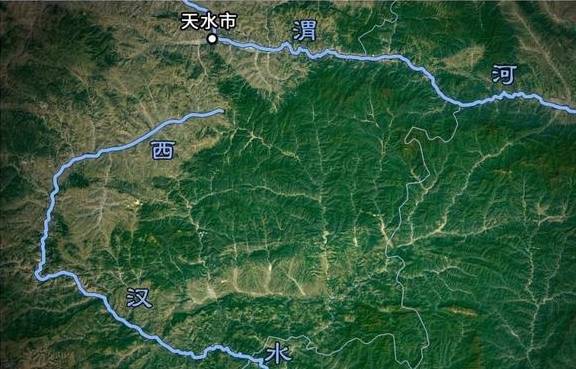 河尽都流经这颗"陇上明珠,长江流域的西汉水自北向南纵贯天水南部