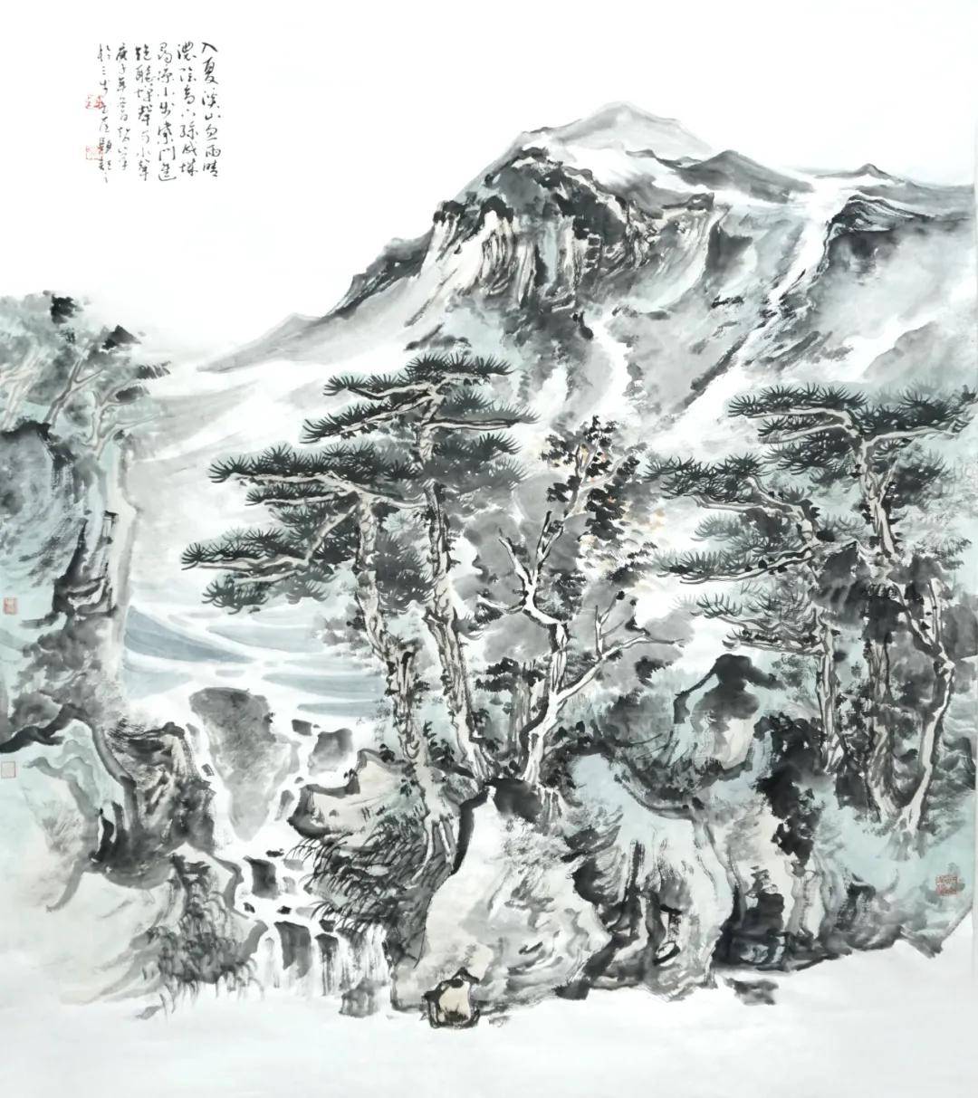李智峰山水画作品赏析