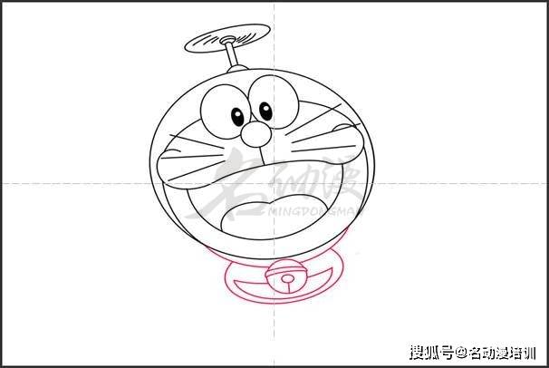 哆啦a梦的机器猫怎么绘画
