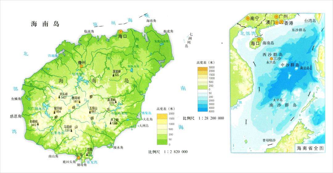 收藏丨漂亮简洁的省区地形地势高清地图_西藏自治区