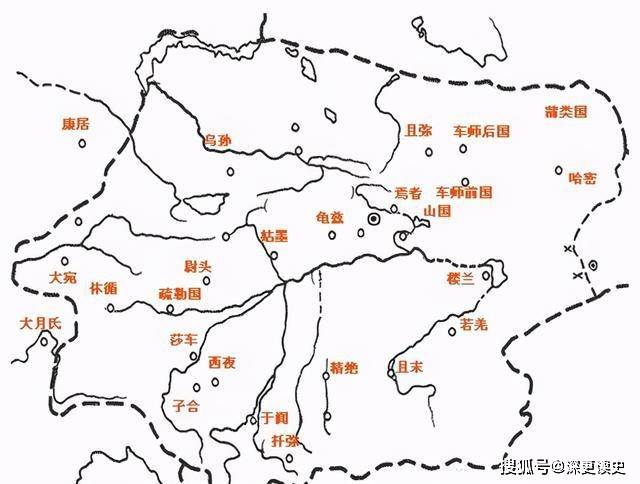 原创历史上西域三十六国主要是指哪些国家