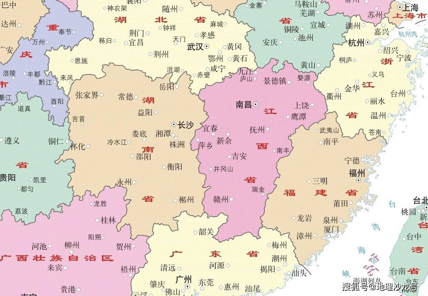 原创位于我国中部地区南部的湖南省和江西省谁的发展程度更高