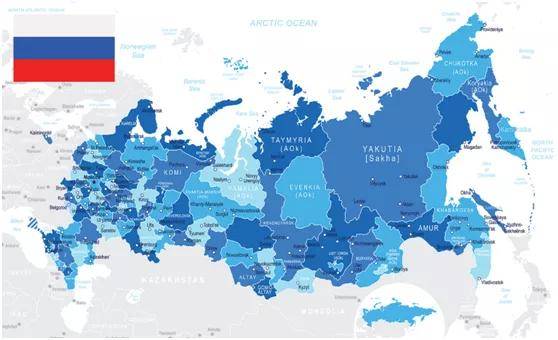 俄罗斯是世界上国土面积最大的国家,国土总面积为1700万平方公里,占原