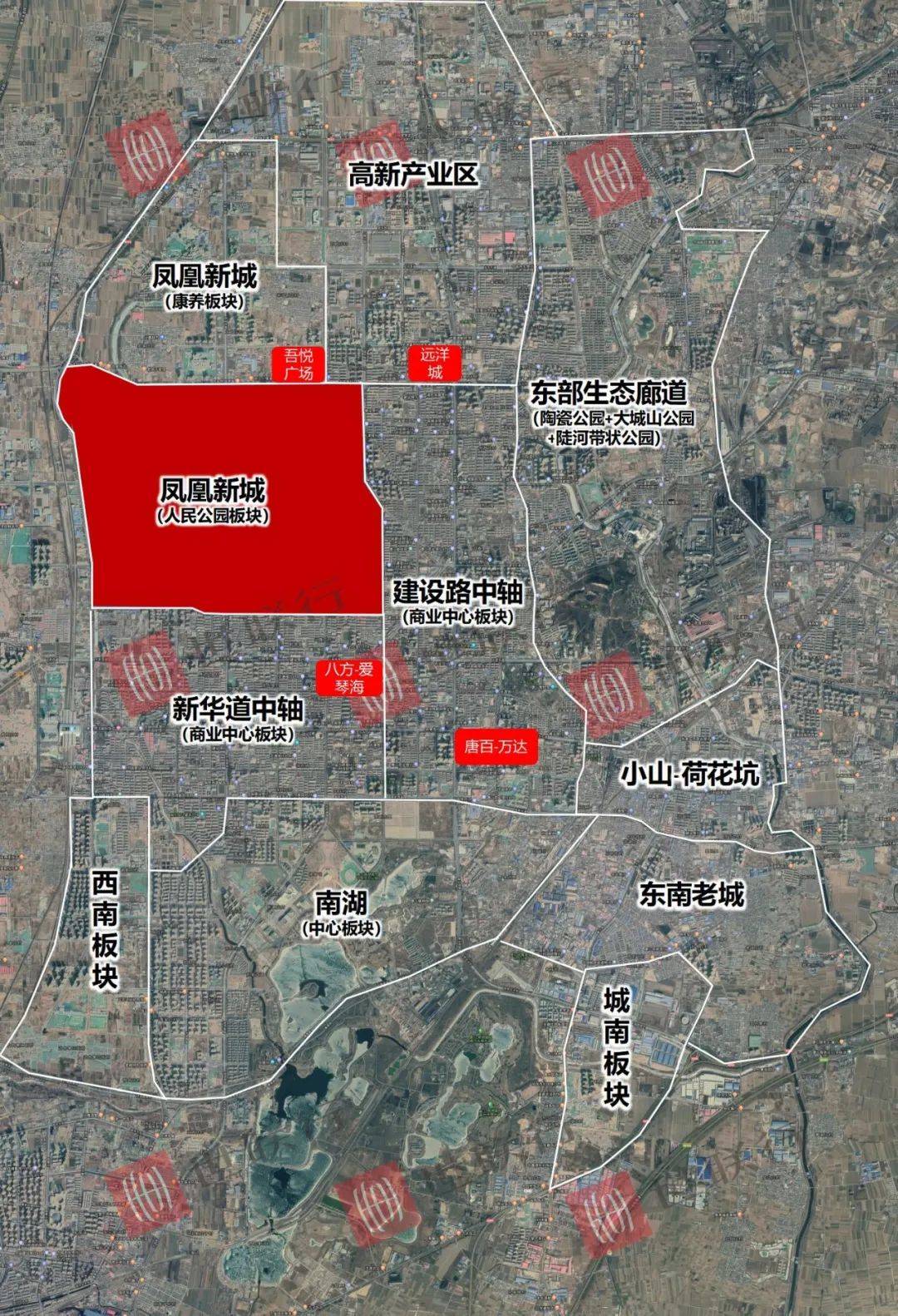 楼市分析:唐山市区11个房地产板块存量盘点_区域_凤凰_版块