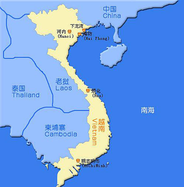 越南的执着之心越南地图为何总将老挝和柬埔寨纳入自己版图之内