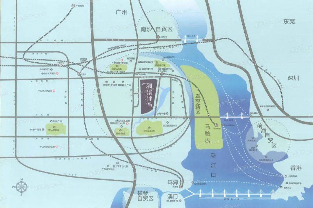 中山澜溪泮岛楼盘最新动态图文分析