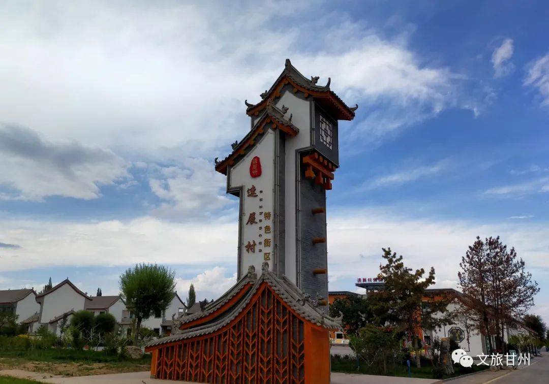 张掖七彩丹霞景区→甘浚镇速展村→新墩镇双塔村→芦水湾旅游度假区