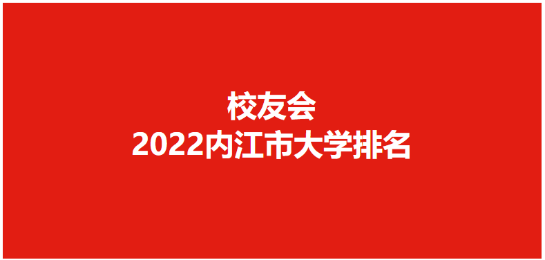 哪些高等院校是2022年内江市实力最强的高校?