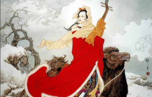 顿时觉得非常后悔,书中描写王昭君"丰容靓饰,光明汉宫,顾景斐回,竦动