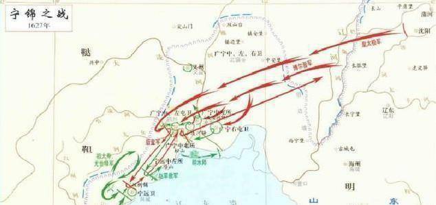 努尔哈赤猛攻宁远,损兵折将1.7万人,失利.1626年正月,宁远之战.