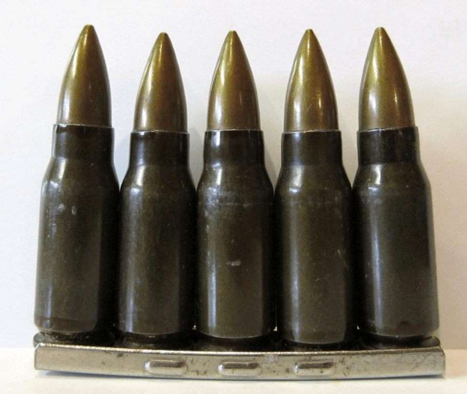 62*39mm步枪弹最早的型号叫做m43弹,而德国人的7.