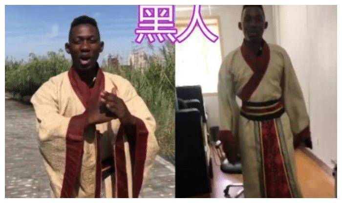 当外国人迷上中国人的汉服,白人的还能接受,黑人:我们不一样_衣服_很