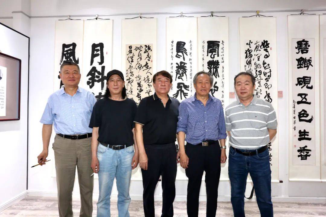 墨醉画馆开馆两周年刘国胜刘志勇窦宝铁刘铁光四人书法展开展