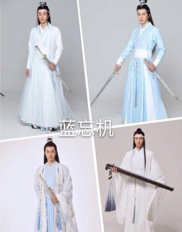 "蓝忘机"罕见定妆照曝光,王一博尝试多种造型,网友:是