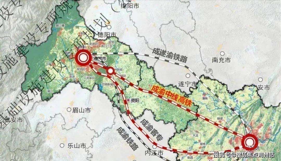 我国建设标准最高,运行速度最快的高等级高速铁路,串联成都,简阳,乐至