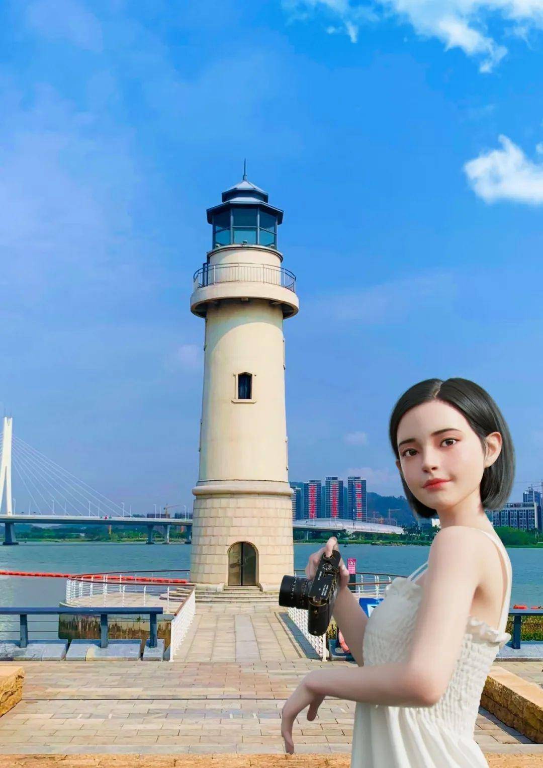 次元虚拟偶像阿喜angie带你玩转南沙