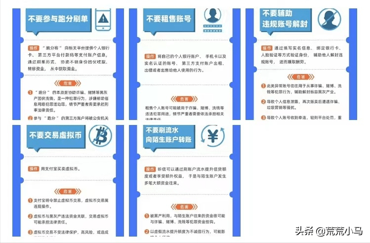 账号解封、交易虚拟币和向陌生账号转账刷流水等这些操作，就会被冻结。