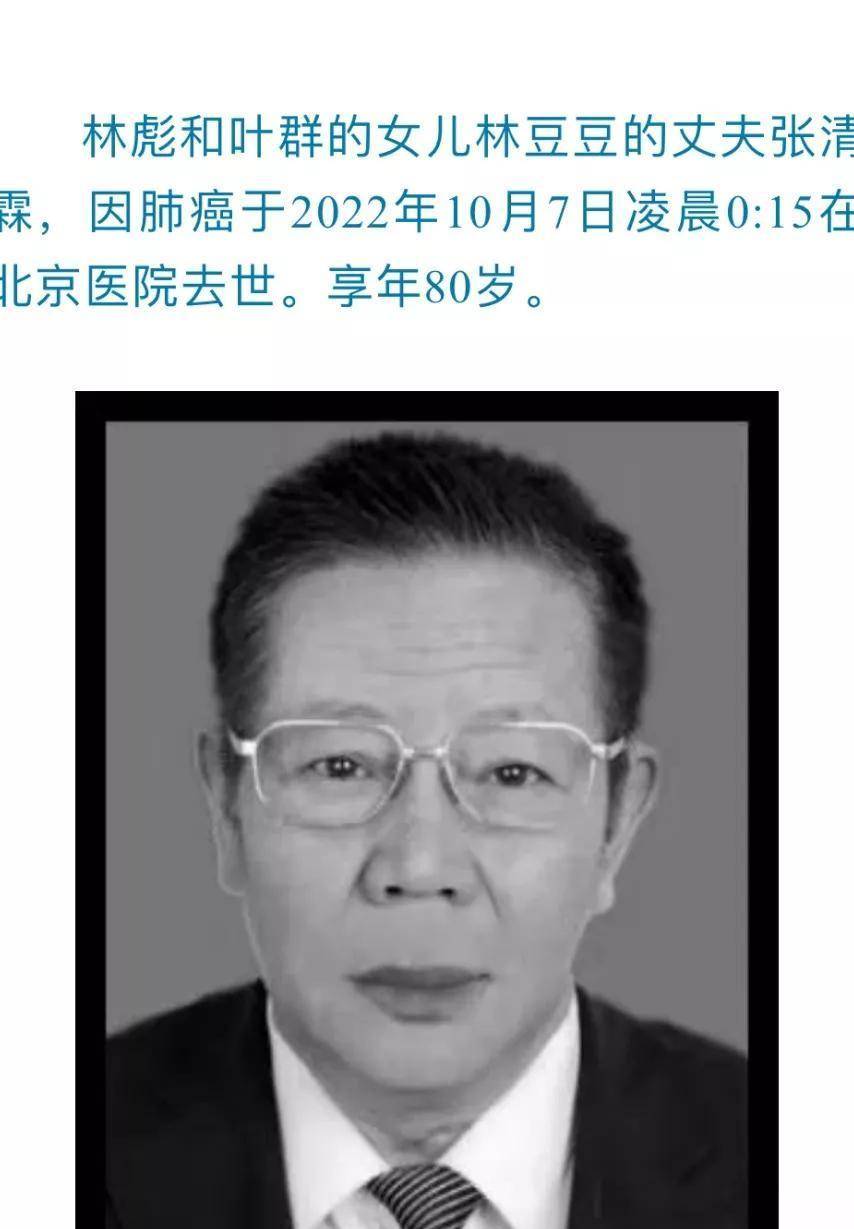 原创林豆豆丈夫张清霖生平介绍