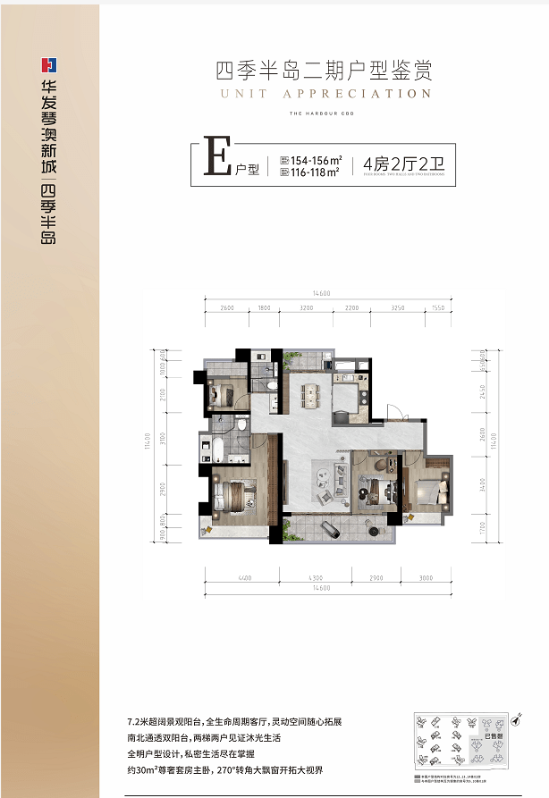 今天和伴侣去珠海【华发琴澳新城四时半岛二期】踩盘了，说说我的小我观点