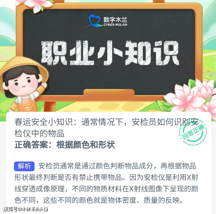 春运平安常识：安检员若何识别安检仪中的物品？蚂蚁新村