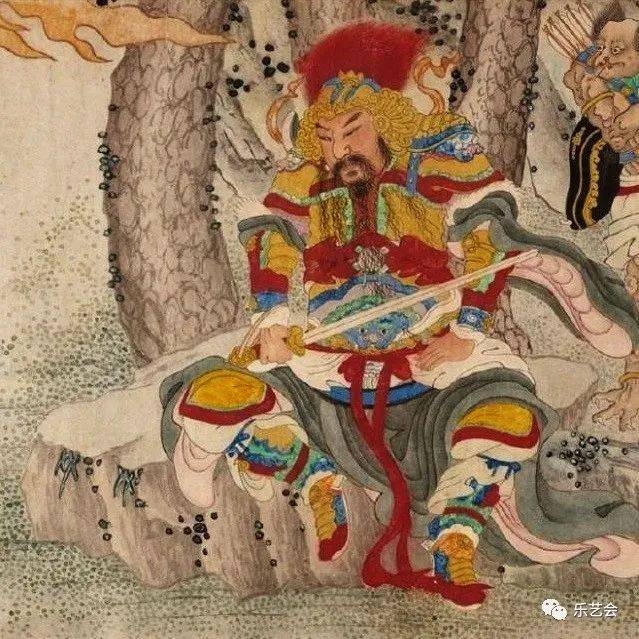 老赵聊二郎花钱8：宋明二郎神在《搜山图》的三式与花钱的一式