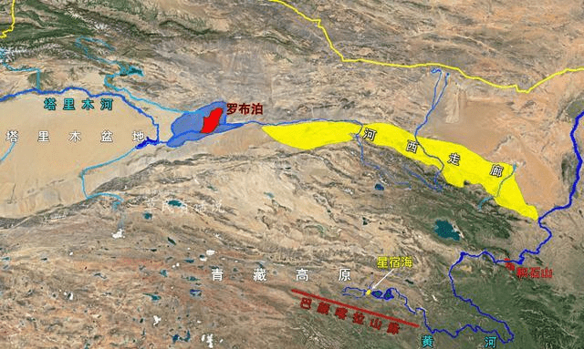 图解黄河源：从西汉到清朝，塔里木河为何不断被认为是黄河上游？