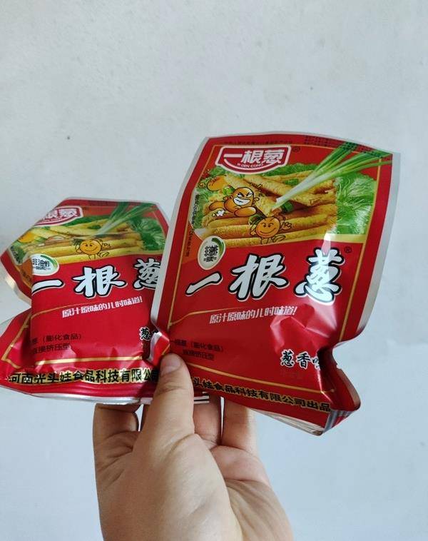 回忆学生时代吃的小零食之一根葱