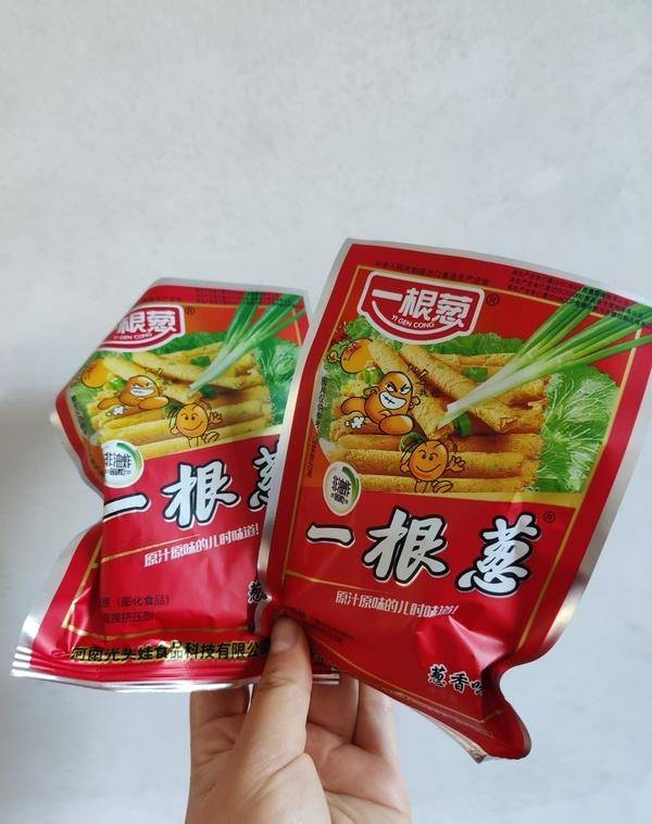 回忆学生时代吃的小零食之一根葱