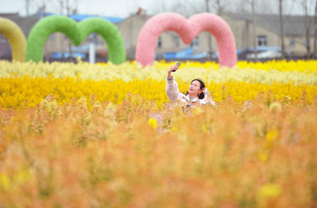 超震撼！济宁迎来花海旅游季·巨型稻草人王国，4月1日起迎客！送门票啦！