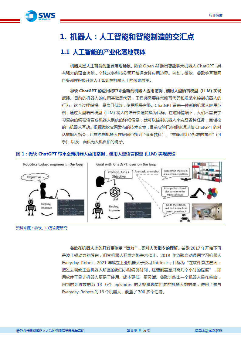 机器人行业系列深度陈述：机器人，人工智能和智能造造的交汇点(附下载)