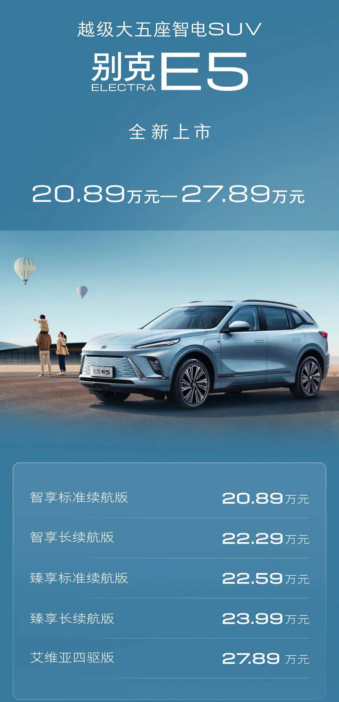 20万级最能打的电动车，别克E5 释放出哪些狂飙信号？