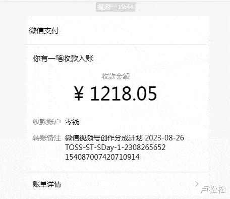 汇报下卢松松自媒体收入情况