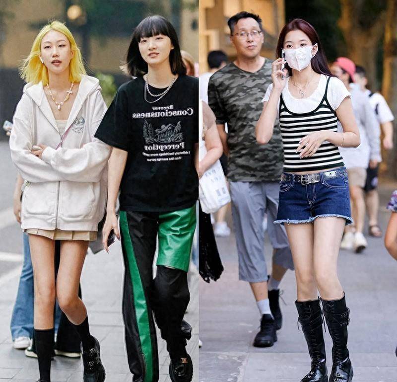 爱游戏AYX体育优雅的选择美丽的长裙：武汉街头时尚女性的最爱！(图8)