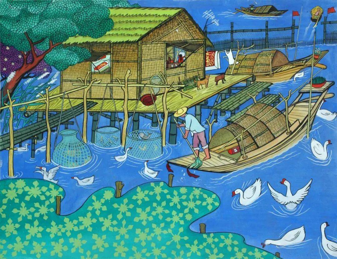 用色彩描绘家乡,吴江首届少儿农民画大赛启动!