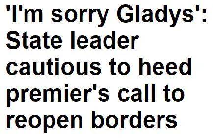 州长宣布：昆州或于九月重开边境，增派海外返