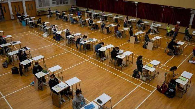 香港中学文凭考试. 图源:getty image