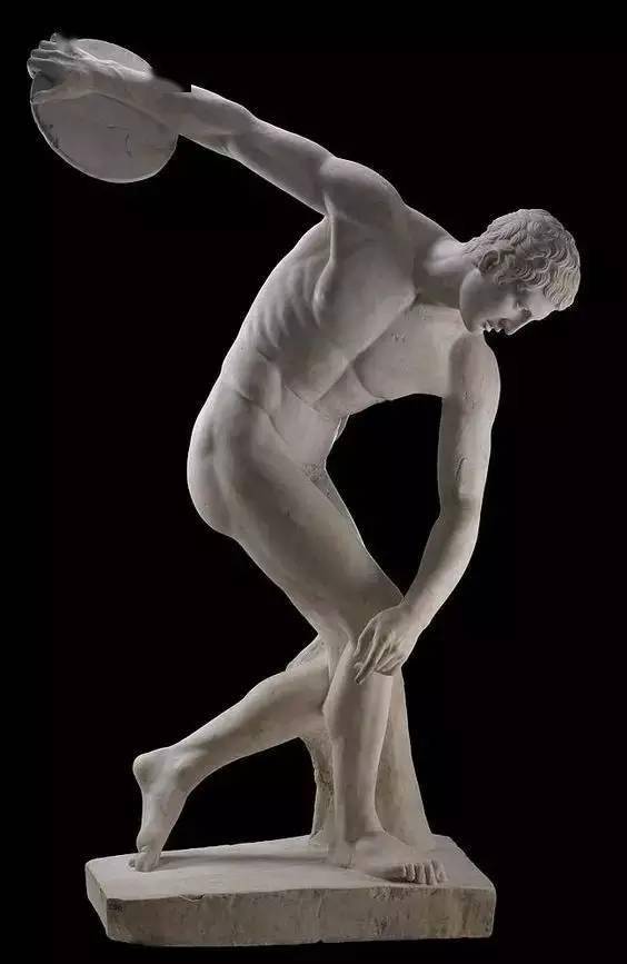 《掷铁饼者》希腊雕刻家 米隆