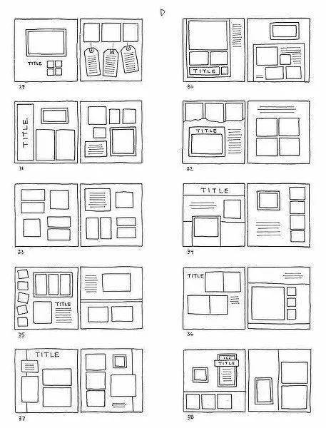 版式设计草图参考图